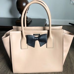 Cream kate spade Smooth Cow Hide Leather Purse